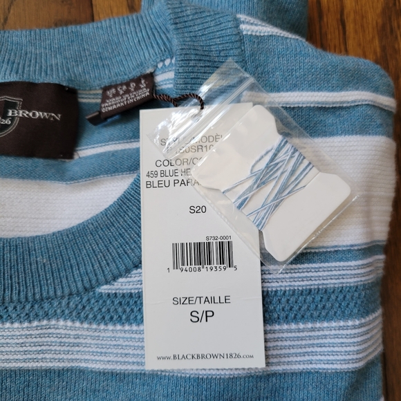 NWT Men's Striped Sweater - Picture 2 of 3